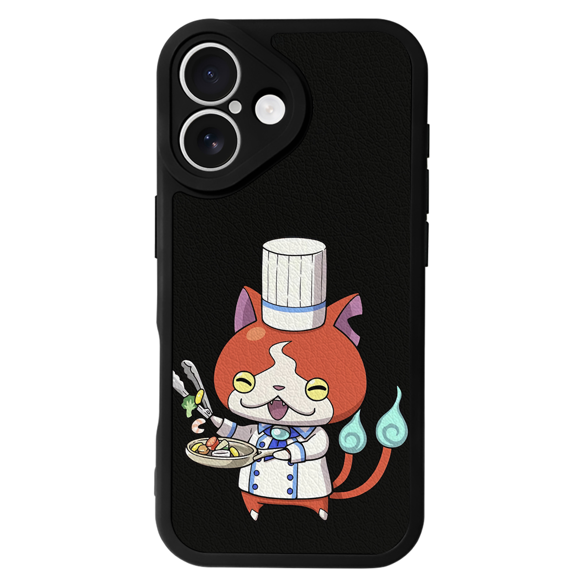 （画像用） 妖怪ウォッチ Yo-kai Watch 【iPhone 16シリーズ対応】シリコンスマホケース（レザー調） 材質：シリコン
